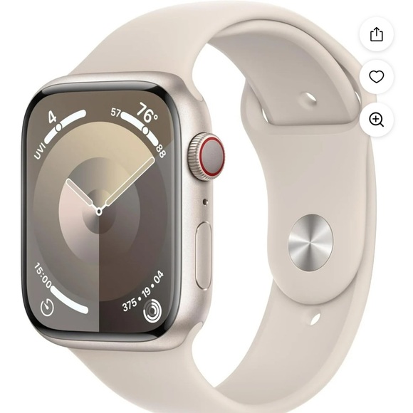 Open Box Apple Watch Series 9 (GPS) 45mm Smartwash with Cream Band - Picture 1 of 7